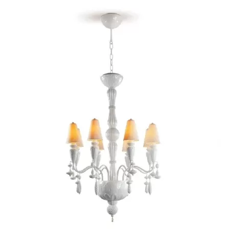 Ivy e Seed Chandelier 8 luci (S) (bianco) (CE/UK) - Lladro