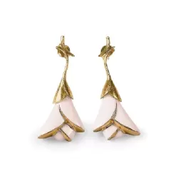Orecchini Heliconia (rosa) - Lladro
