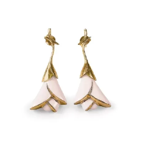 Orecchini Heliconia (rosa) - Lladro