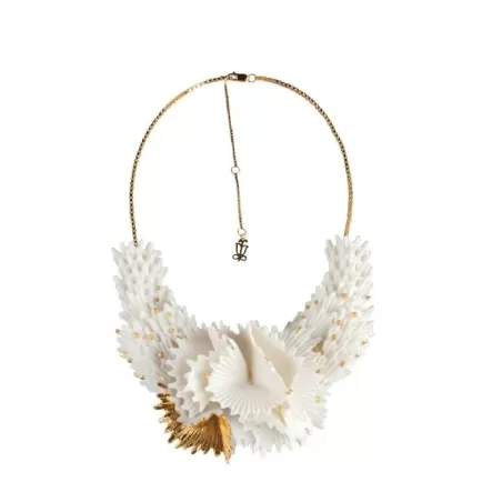 Collana Actinia (bianco - oro) - Lladro