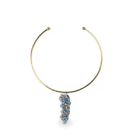 Collana coral reef (azzurro - oro) - Lladro
