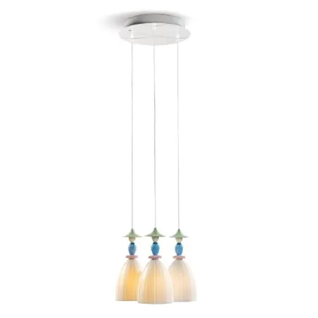 Mademoiselle Lampadario 3 luci - Condividendo segreti (D) (CE/UK) - Lladro