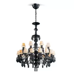 Belle de Nuit - Chandelier 24 luci - nero assoluto (CE/UK) - Lladro