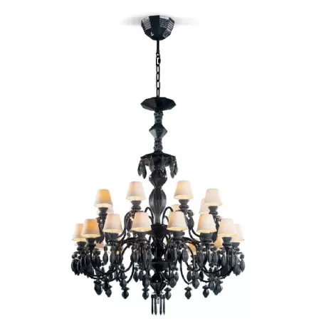 Belle de Nuit - Chandelier 24 luci - nero assoluto (CE/UK) - Lladro