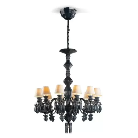 Belle de Nuit - Chandelier 12 luci - nero assoluto (CE/UK) - Lladro