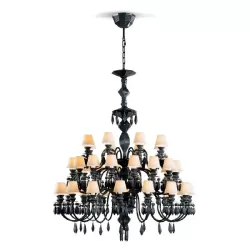 Belle de Nuit - Chandelier 40 luci - nero assoluto (CE/UK) - Lladro