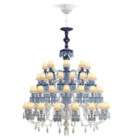 Belle de Nuit - Chandelier 56 luci - azzurro (CE/UK) - Lladro