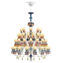 Belle de Nuit - Chandelier 56 luci - multicolor (CE/UK) - Lladro