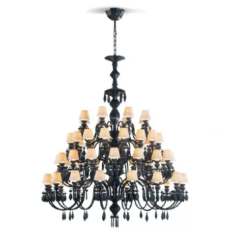 Belle de Nuit - Chandelier 56 luci - nero assoluto (CE/UK) - Lladro