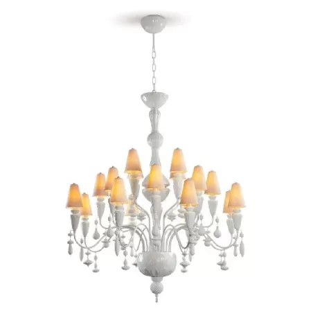 Ivy e Seed Chandelier 20 luci (M) (bianco) (CE/UK) - Lladro
