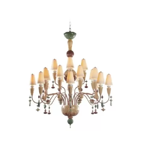Ivy e Seed Chandelier 20 luci (M) (spezie) (CE/UK) - Lladro