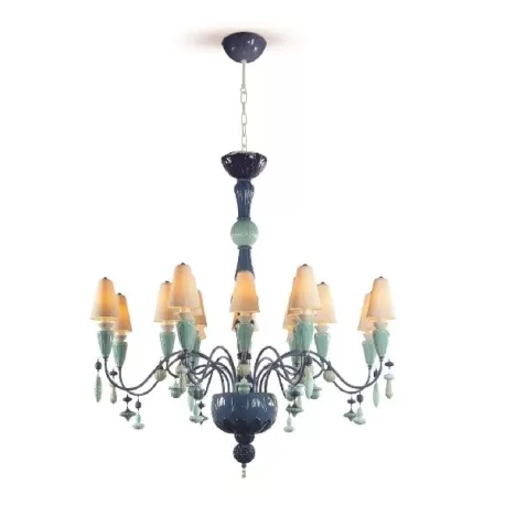 Ivy e Seed Chandelier 16 luci (pM) (oceano) (CE/UK) - Lladro
