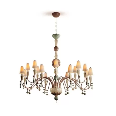 Ivy e Seed Chandelier 16 luci (pL) (spezie) (CE/UK) - Lladro