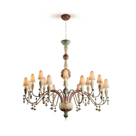 Ivy e Seed Chandelier 16 luci (pL) (spezie) (CE/UK) - Lladro
