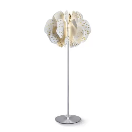Nightbloom lampada terra (bianco - oro) (CE) - Lladro