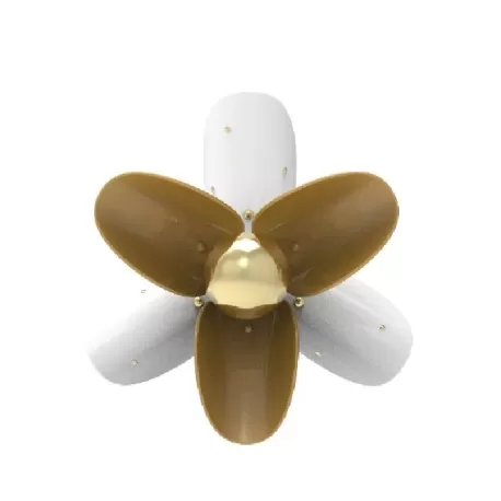 Blossom applique muro (bianco - oro) (CE/UK) - Lladro