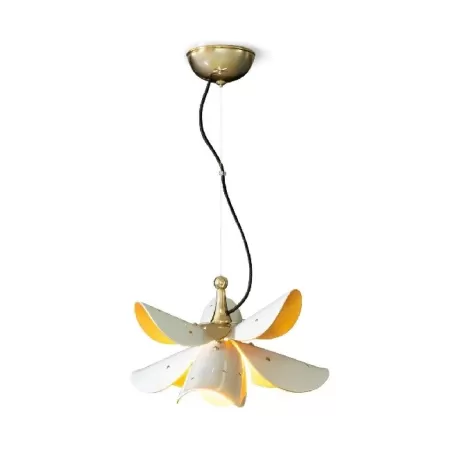 Blossom Lampada sospesa (bianco - oro) (CE/UK) - Lladro