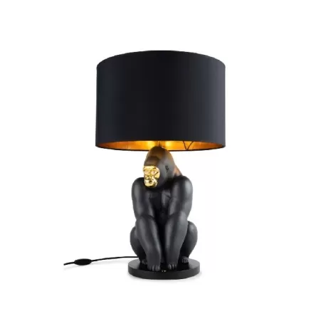 Lampada Gorilla (nero - oro) (CE) - Lladro