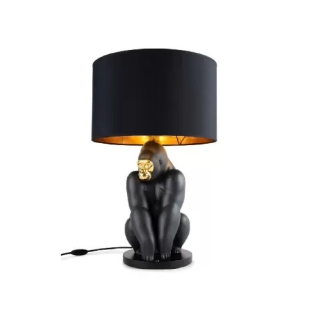 Lampada Gorilla (nero - oro) (CE) - Lladro