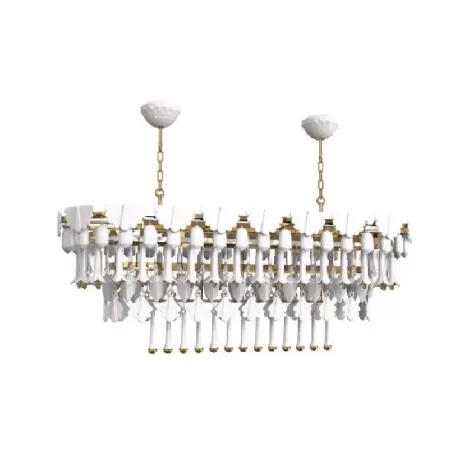 Seasons Chandelier Cm. 150 ovale - Alba (CE/UK) - Lladro
