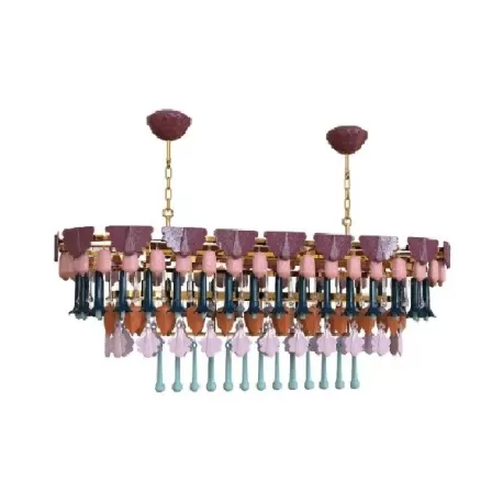 Seasons Chandelier Cm. 150 ovale - Autunno (CE/UK) - Lladro