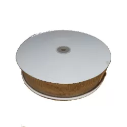 Nastro organza con bordi in raso Mm.40 bianco crema Mt.1- Thun