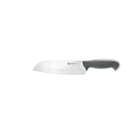 Tecna - Coltello "Santoku", lama alveolata Cm. 18 Bianco - Sanelli Ambrogio