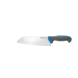 Tecna - Coltello "Santoku", lama alveolata Cm. 20 Blu - Sanelli Ambrogio