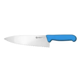 Supra - Trinciante cuoco, lama dentata Cm. 20 Blu - Sanelli Ambrogio
