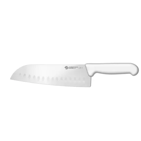 Supra - Coltello "Santoku", lama alveolata Cm. 20 Bianco - Sanelli Ambrogio