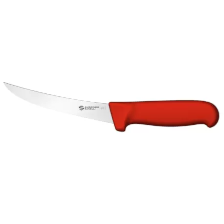 Supra - Coltello disosso curvo flessibile Cm. 15 Rosso - Sanelli Ambrogio