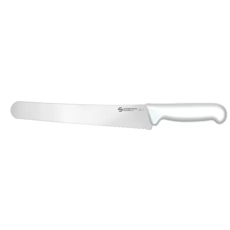 Supra - Coltello panettiere, dentatura hard lama Cm. 26 Bianco - Sanelli Ambrogio