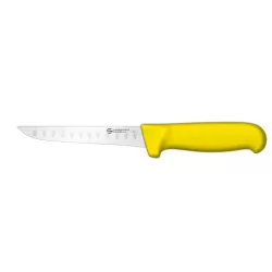 Supra - Coltello disosso stretto alveolato Cm. 16 Giallo - Sanelli Ambrogio