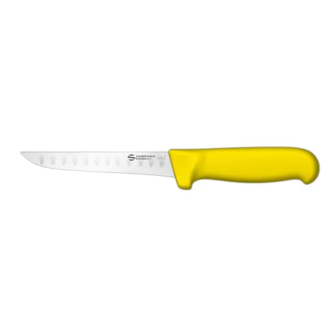 Supra - Coltello disosso stretto alveolato Cm. 16 Giallo - Sanelli Ambrogio
