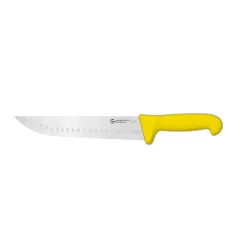 Supra - Coltello francese, lama alveolata Cm. 24 Giallo - Sanelli Ambrogio