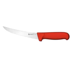 Supra - Coltello disosso curvo semi-rigido Cm. 15 Rosso - Sanelli Ambrogio