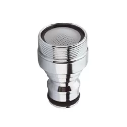 Adattatore aeratori cromato M24 ottone 108b Aquatech