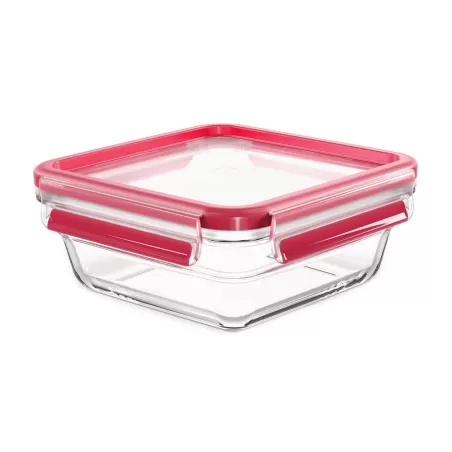 Clip & Close Vetro, Contenitore salvafreschezza quadrato 0,8 lt. - Emsa