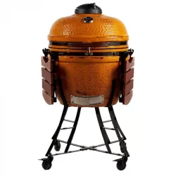 Barbecue kamado a carbone in ceramica arancione X Large - Classe