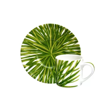 Life In Green, Tazza espresso con piatto - Taitu
