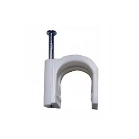 Fissacavo plastica Mm.10 bianco confezione 1 pezzo