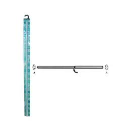 Tubo tenda doccia 110/200 estensibile aglaia