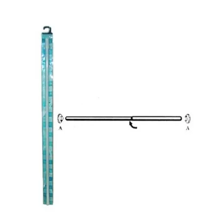 Tubo tenda doccia 110/200 estensibile aglaia