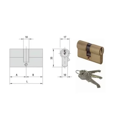 Cilindro infilare yale 64,0-29,5-34,5 0g300-26-0