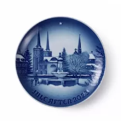 Piatto Natale 2023 Bing & Grondahl "Natale a Roskilde" - Royal Copenhagen