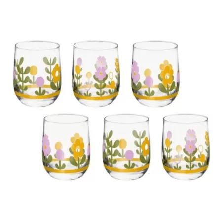 Set 6 bicchieri per acqua in vetro Florianne - Thun
