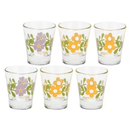Set 6 bicchierini in vetro Florianne - Thun