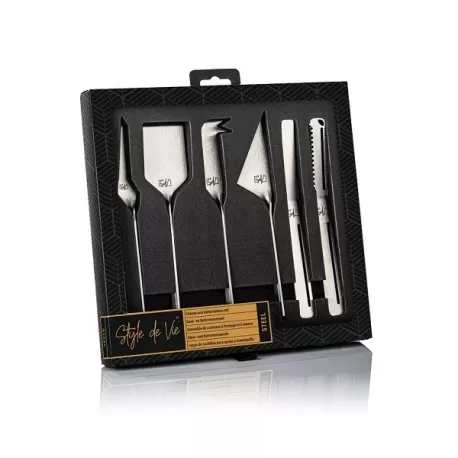 Set coltelli da burro e formaggio Steel - Style de Vie