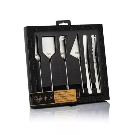 Set coltelli da burro e formaggio Steel - Style de Vie
