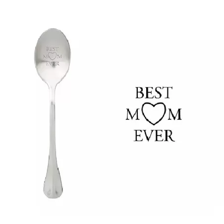 Cucchiaio con messaggio - La migliore mamma di sempre - One Message Spoon